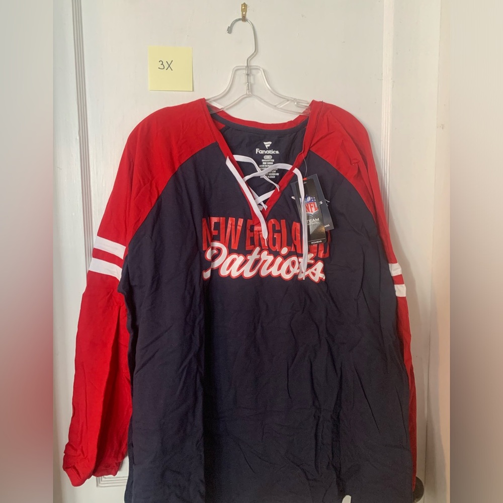 New England Patriots woman’s long sleeve top